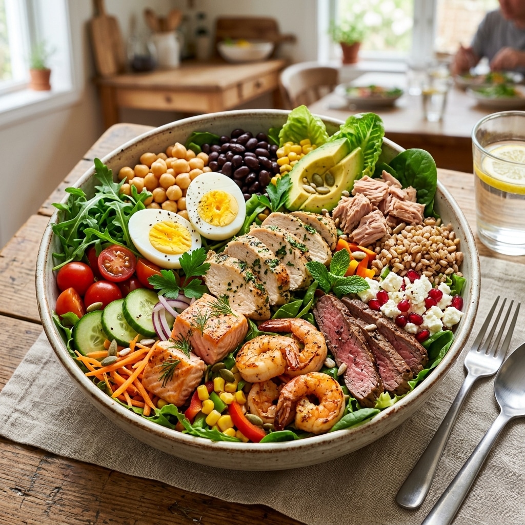 best protein sources salads cost