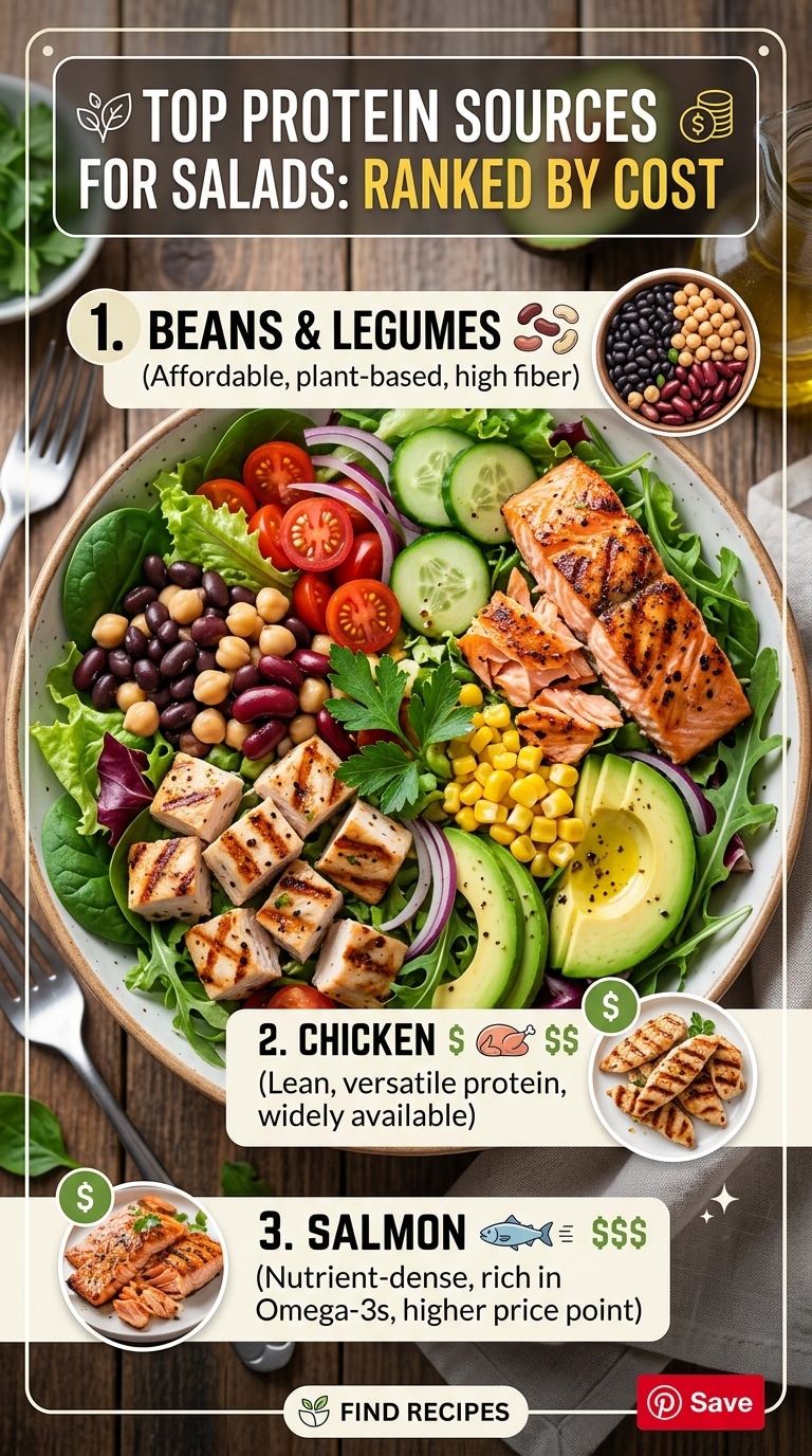 Best Protein Sources for Salads by Cost